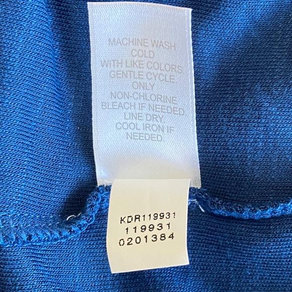 J.JILL NWT Seaside Blue Pocket Midi Dress Size M - Picture 15 of 15